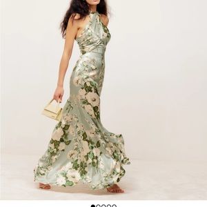 reformation Veria Silk Dress